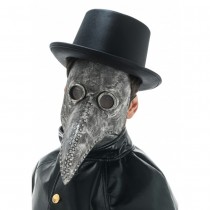 MASQUE VISAGE LATEX MÉDECIN PANDÉMIE PESTE ADULTE