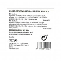 MERINGUES FLEUR SUCRE 80G MULTICOLORE