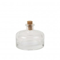 MIGNONETTE VERRE BOUCHON LIÈGE 40ML 6X5CM