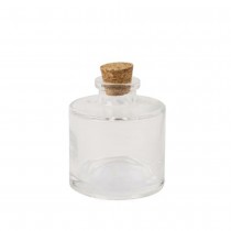 MIGNONETTE VERRE BOUCHON LIÈGE 60ML 5.5X6CM