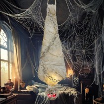 MOMIE ENCHAINÉE SUSPENSION DÉCO LUMIÈRE 75CM