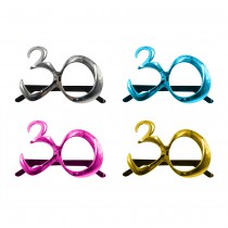 MONTURE LUNETTES ANNIVERSAIRE 30 ANS COULEUR MÉTAL