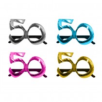 MONTURE LUNETTES ANNIVERSAIRE 50 ANS COULEUR MÉTAL