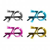 MONTURE LUNETTES ANNIVERSAIRE 70 ANS COULEUR MÉTAL