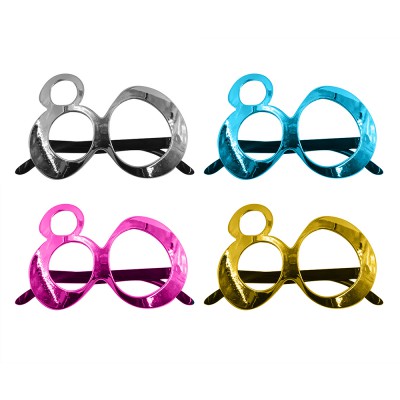 MONTURE LUNETTES ANNIVERSAIRE 80 ANS COULEUR MÉTAL