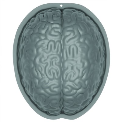 MOULE POUDDING CERVEAU 27.5X17.5X11CM GRIS