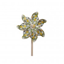 MOULIN À VENT CITRON FEUILLE 17CM 40CM JAUNE
