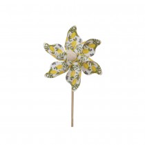 MOULIN À VENT CITRON FEUILLE 9CM JAUNE