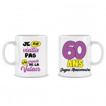 MUG ÂGE ANNIVERSAIRE 60 ANS