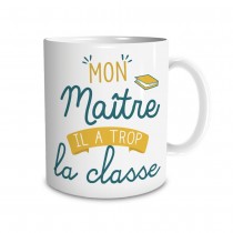 MUG CÉRAMIQUE MAÎTRE CLASSE 240ML 9.5CM BLANC