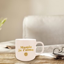 MUG CÉRAMIQUE MAMIE JE T\'AIME MAT