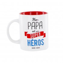 MUG CÉRAMIQUE PAPA EST UN SUPER-HEROS