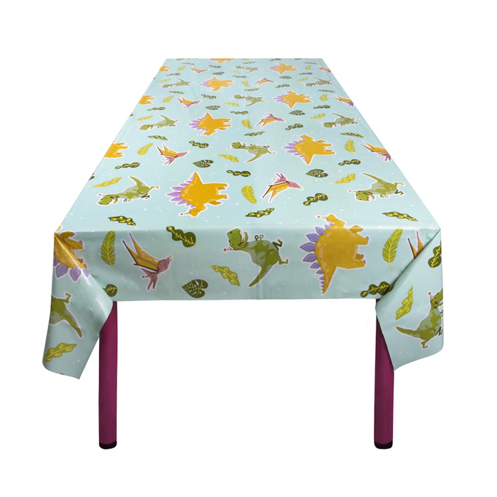 NAPPE EN PLASTIQUE DE 130X180 CM DINOSAURE PARTY