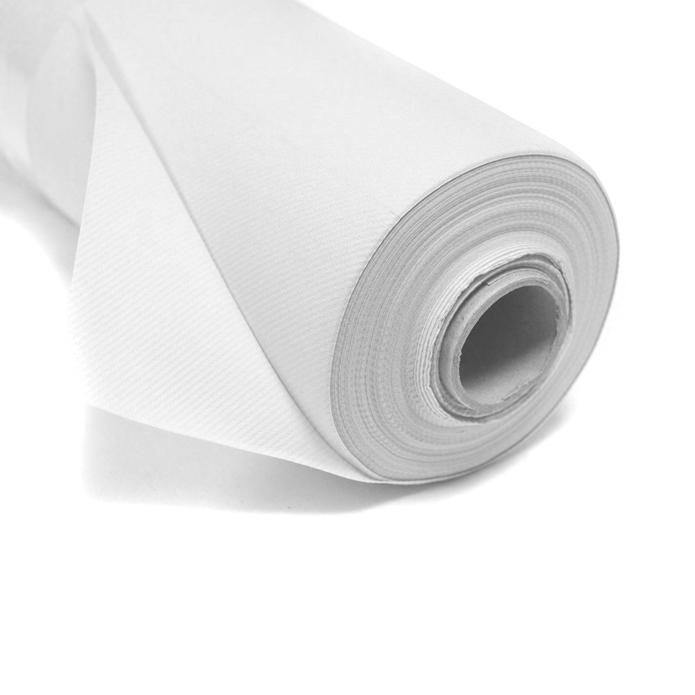 Nappe tissu blanc grande longueur 6 mètres x 120cm