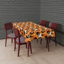 NAPPE PAPIER CITROUILLE HANTÉ 137X274CM ORANGE