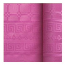 NAPPE PAPIER DAMASSÉ 6X1.18M FUCHSIA