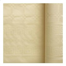 NAPPE PAPIER DAMASSÉ 6X1.18M IVOIRE
