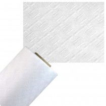 NAPPE PAPIER GAUFRÉ 100X1.2M BLANC