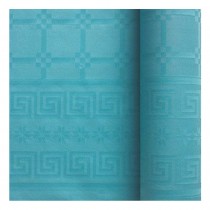 NAPPE PAPIER GAUFRÉ 20X1.18M TURQUOISE