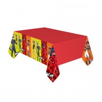 NAPPE PAPIER MIRACULOUS LADYBUG 120X180CM ROUGE