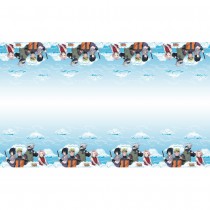 NAPPE PAPIER NARUTO SHIPPUDEN 136X228CM BLEU