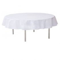 NAPPE RONDE UNIE TNT BLANCHE