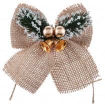 NUD JUTE BRANCHAGES GRELOTS 12X12X3.5CM OR