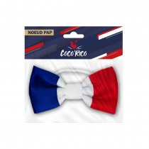 NŒUD PAPILLON COCORICO FRANCE SUPPORTER ADULTE