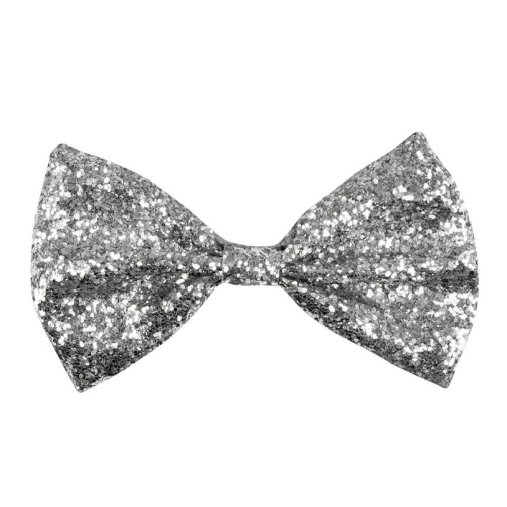 Nœud papillon paillettes or 11 cm pour femme / homme - Accessoires de  carnaval / fête