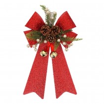 N?\'UD PLASTIQUE BRANCHAGES GRELOTS 26X41CM ROUGE