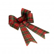 N?\'UD PLASTIQUE TARTAN 22.9X39.1CM ROUGE VERT OR