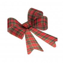 N?\'UD PLASTIQUE TARTAN 36.5X50.8CM ROUGE VERT OR