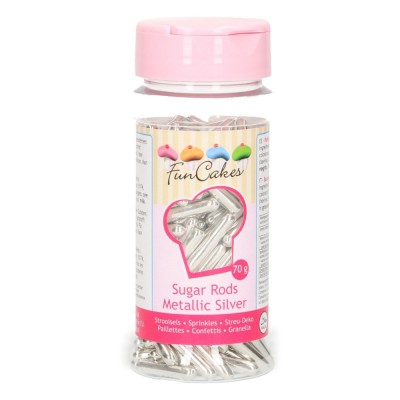 PAILLETTES DE SUCRE ARGENTÉ - 70GRS
