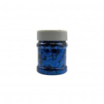 PAILLETTES NID D\'ABEILLE 100G 6MM BLEU