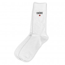 PAIRE DE CHAUSSETTES CHÉRIE CUR BLANC FEMME