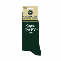 PAIRE DE CHAUSSETTES COTON SUPER PAPY TAILLE 39/45