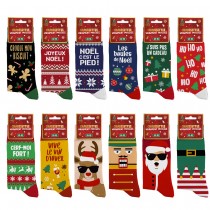 PAIRE DE CHAUSSETTES MOCHE NOËL HOMME