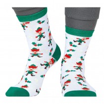 PAIRE DE CHAUSSETTES NOËL LUTIN HOUX ADULTE