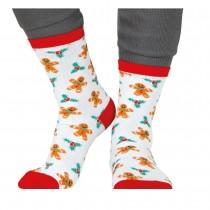 PAIRE DE CHAUSSETTES NOËL PAIN D\'ÉPICES ADULTE