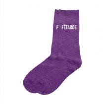 PAIRE DE CHAUSSETTES PAILLETTES FÉTARDE FEMME