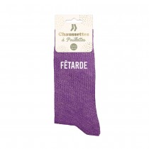 PAIRE DE CHAUSSETTES PAILLETTES FÉTARDE FEMME