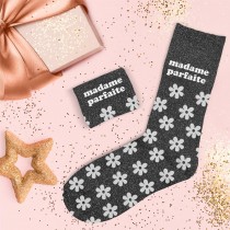 PAIRE DE CHAUSSETTES PAILLETTES MME PARFAITE FEMME