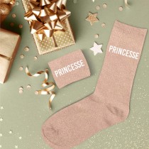 PAIRE DE CHAUSSETTES PAILLETTES PRINCESSE FEMME