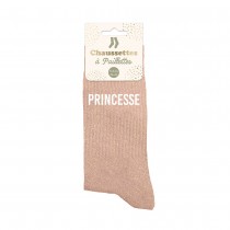 PAIRE DE CHAUSSETTES PAILLETTES PRINCESSE FEMME