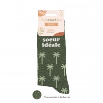 PAIRE DE CHAUSSETTES PAILLETTES SŒUR IDÉALE FEMME