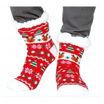 PAIRE DE CHAUSSETTES THERMIQUES RENNE NOËL ADULTE