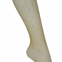 PAIRE DE COLLANTS STRASS RÉSILLE CHAIR FEMME