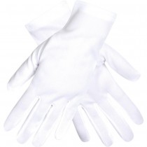 PAIRE DE GANTS 25CM BLANC ADULTE