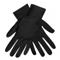 PAIRE DE GANTS 25CM NOIR ADULTE