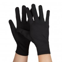 PAIRE DE GANTS 25CM NOIR ADULTE